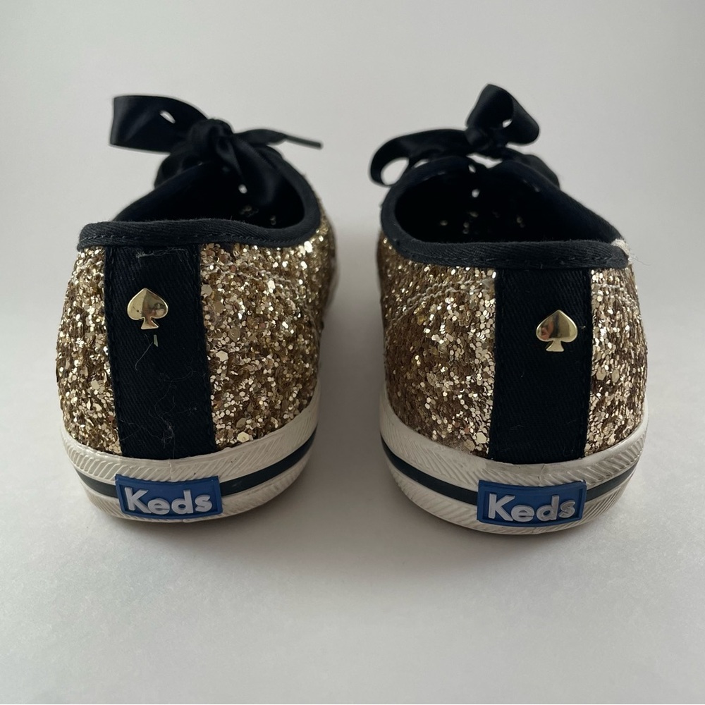 Women’s Keds x Kate Spade Champion Sneakers Gold Size 8.5 - Picture 6 of 12